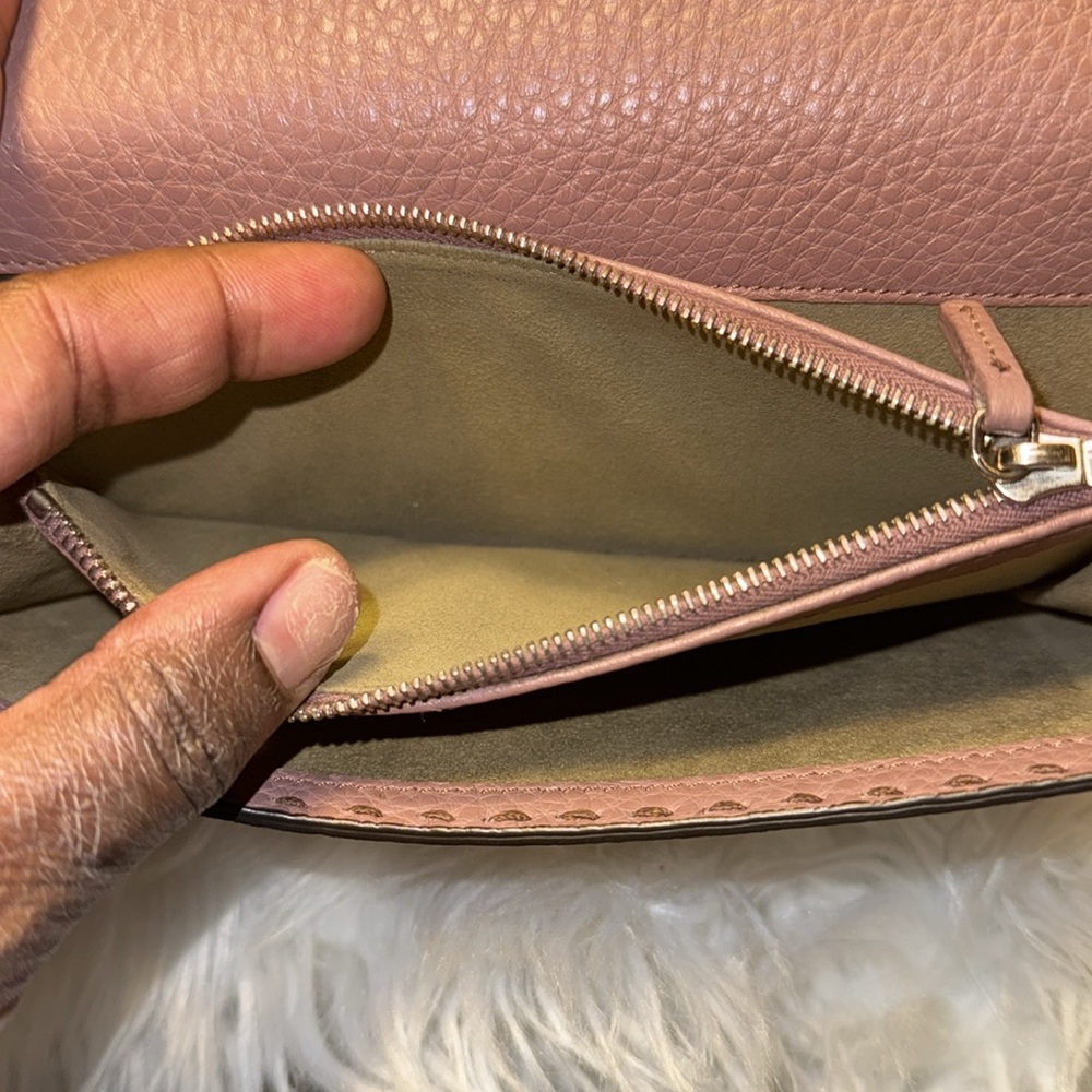 Fendi Wallet Selleria Peekaboo Long Bifold Pink Double Open Women's Leather - Picture 16 of 17